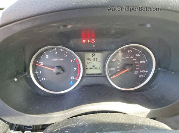 JF2SJABC4JH451620 2018 SUBARU FORESTER Silver Вид щитка приладів