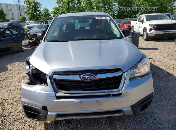 JF2SJABC4JH451620 2018 SUBARU FORESTER Silver Вид спереду