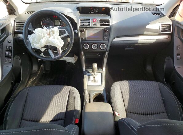 JF2SJABC4JH451620 2018 SUBARU FORESTER Silver Вид панелі приладів