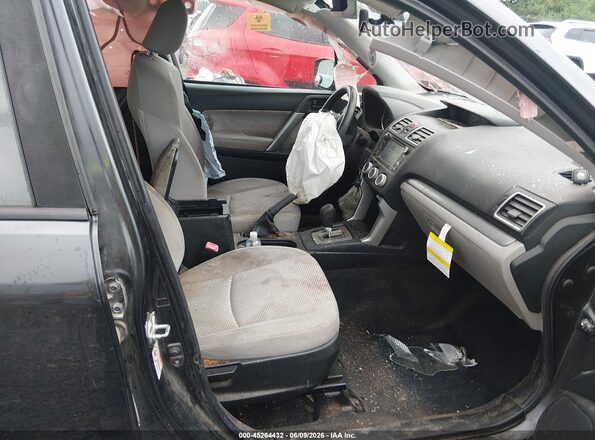 JF2SJABC4JH587990 2018 SUBARU FORESTER Black Front interior view