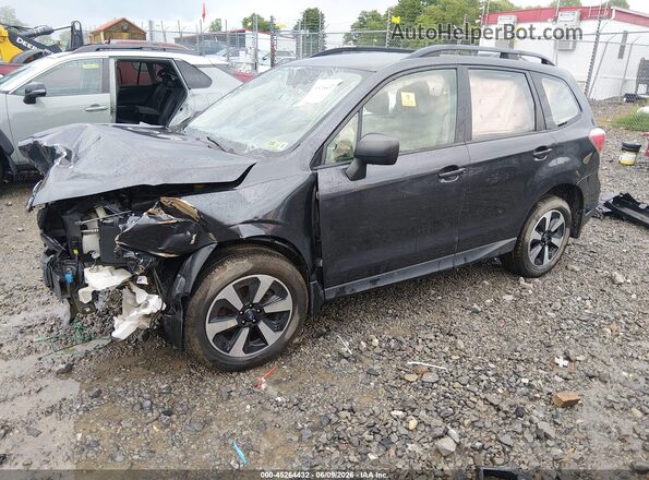 JF2SJABC4JH587990 2018 SUBARU FORESTER Black Front left
