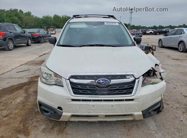 JF2SJABC5JH507273 2018 SUBARU FORESTER White Vista frontal