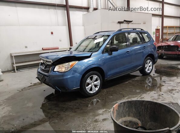 JF2SJABC6GH423844 2016 SUBARU FORESTER Blue Vista tres cuartos delantera izquierda