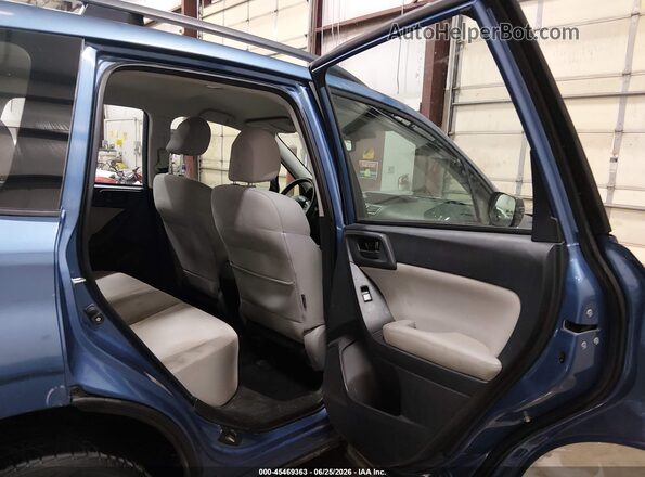 JF2SJABC6GH423844 2016 SUBARU FORESTER Blue Vista de la etiqueta del VIN