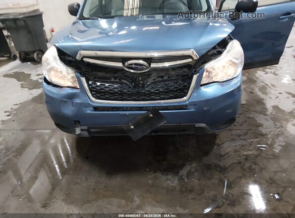 JF2SJABC6GH423844 2016 SUBARU FORESTER Blue Vista frontal