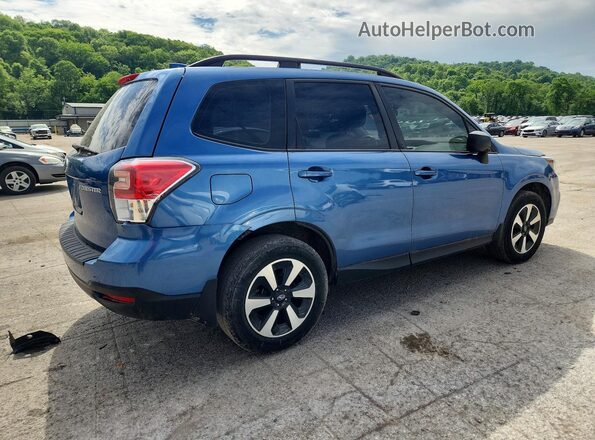JF2SJABC6JH479001 2018 SUBARU FORESTER Blue Tył prawy