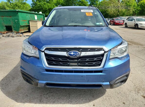 JF2SJABC6JH479001 2018 SUBARU FORESTER Blue Widok z przodu