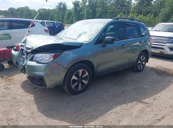 JF2SJABC7JH432804 2018 SUBARU FORESTER Green Przód lewy