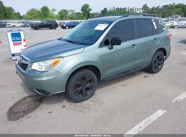 JF2SJABC8GH537148 2016 SUBARU FORESTER Green Front left