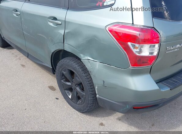 JF2SJABC8GH537148 2016 SUBARU FORESTER Green Front view