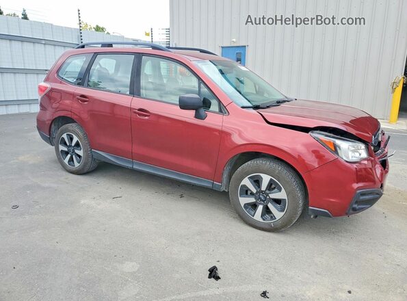 JF2SJABC8HH565484 2017 SUBARU FORESTER Red 