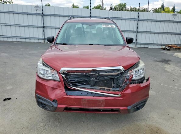 JF2SJABC8HH565484 2017 SUBARU FORESTER Red 