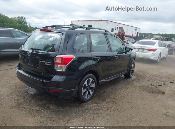 JF2SJABC8HH574508 2017 SUBARU FORESTER Black Tył prawy