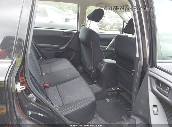JF2SJABC8HH574508 2017 SUBARU FORESTER Black Widok naklejki z numerem VIN