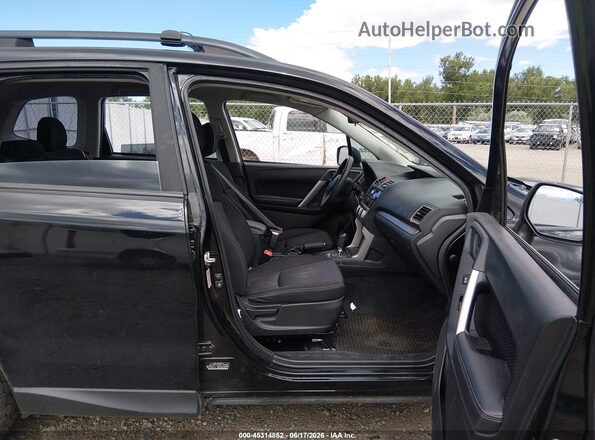 JF2SJABC8JH465262 2018 SUBARU FORESTER Black Front interior view