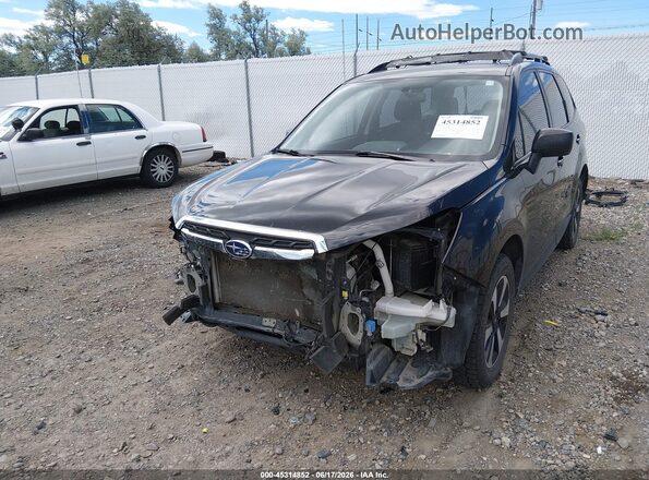 JF2SJABC8JH465262 2018 SUBARU FORESTER Black Front view