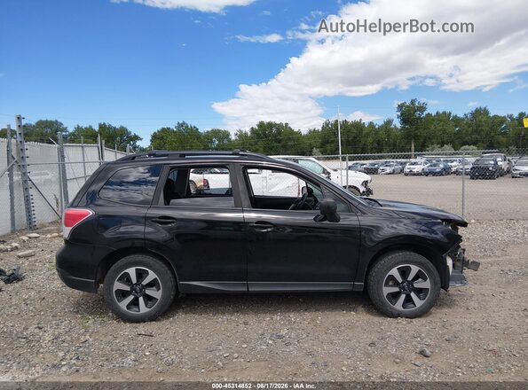 JF2SJABC8JH465262 2018 SUBARU FORESTER Black Rear interior view