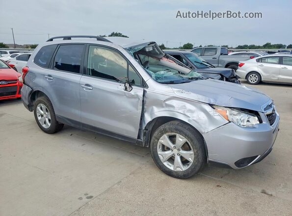 JF2SJABC9GH417648 2016 SUBARU FORESTER Серебряный Передняя правая четверть