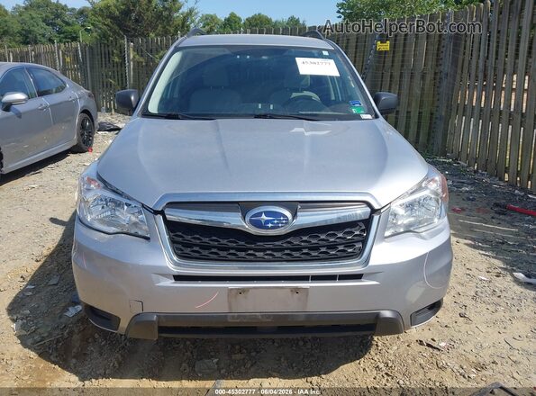 JF2SJABC9GH504434 2016 SUBARU FORESTER Silver Առջևի վահանակի տեսք