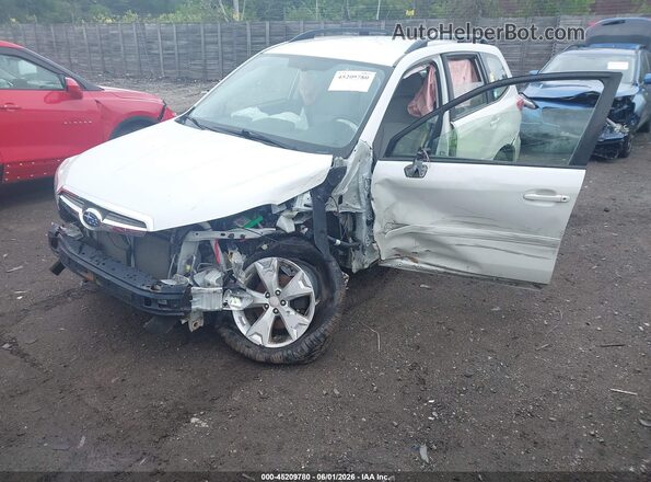 JF2SJABC9GH555075 2016 SUBARU FORESTER White Vista frontal