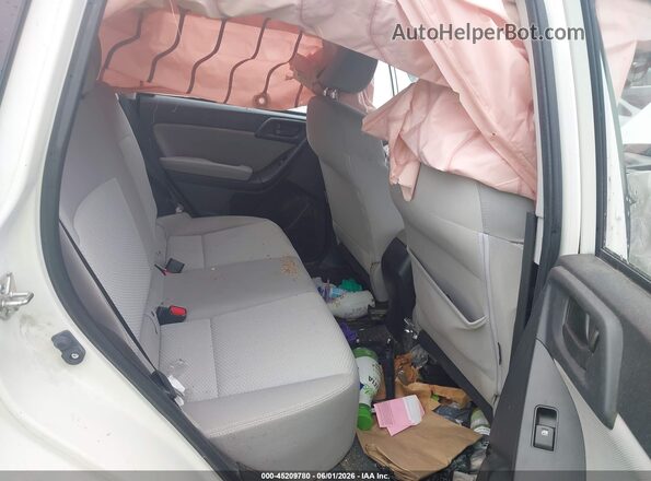 JF2SJABC9GH555075 2016 SUBARU FORESTER White Vista de la etiqueta del VIN