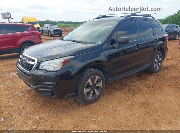 JF2SJABC9HH419224 2017 SUBARU FORESTER Черный Передняя левая четверть
