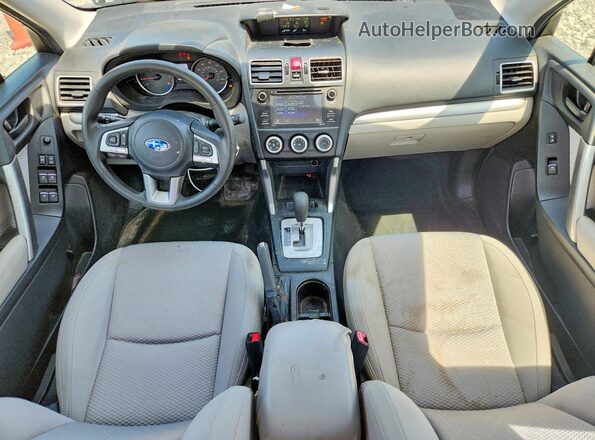 JF2SJABC9JH536159 2018 SUBARU FORESTER Gray Вид панелі приладів