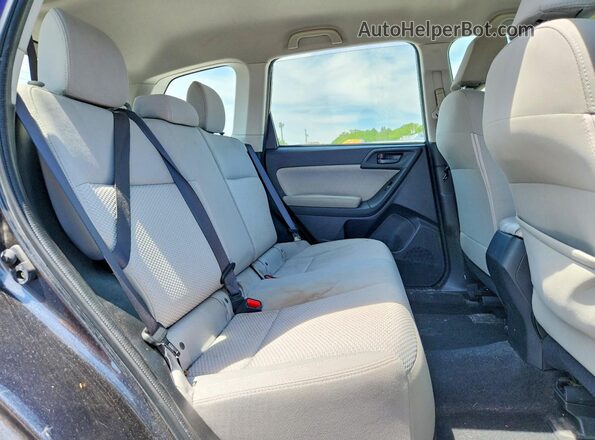 JF2SJABC9JH536159 2018 SUBARU FORESTER Gray Вид задньої частини салону