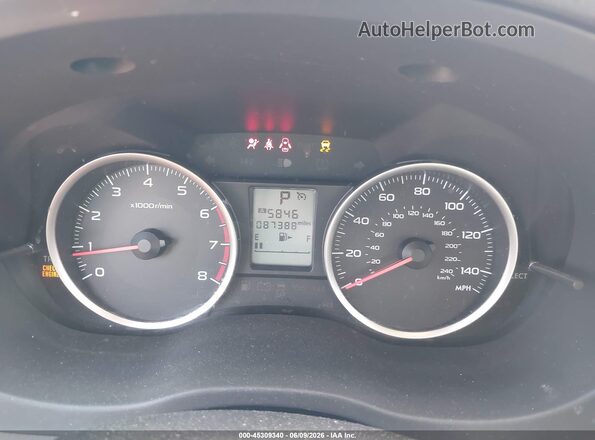 JF2SJABCXGH423779 2016 SUBARU FORESTER Gray Widok tylnych siedzeń