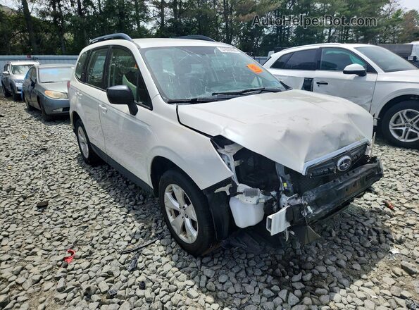 JF2SJABCXGH557076 2016 SUBARU FORESTER White Front right
