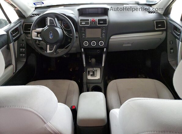 JF2SJABCXJH465022 2018 SUBARU FORESTER Белый Вид панели приборов