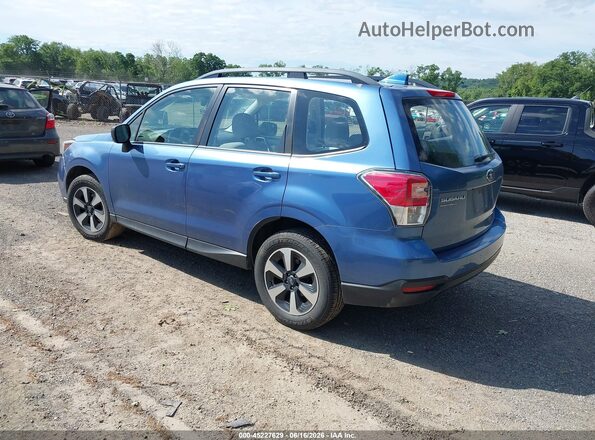 JF2SJABCXJH517345 2018 SUBARU FORESTER Blue Tył lewy