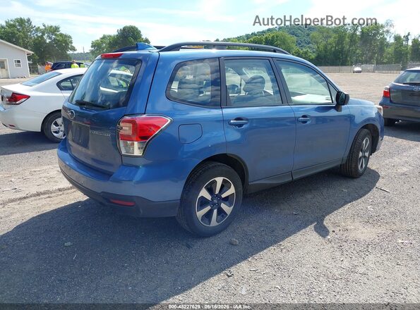 JF2SJABCXJH517345 2018 SUBARU FORESTER Blue Tył prawy
