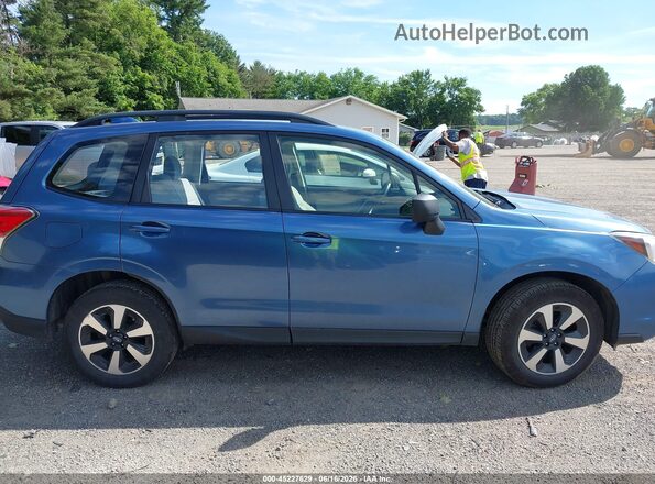 JF2SJABCXJH517345 2018 SUBARU FORESTER Blue Widok wnętrza z tyłu