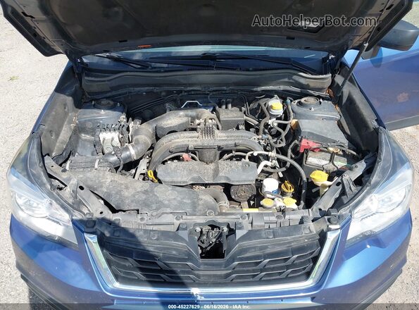 JF2SJABCXJH517345 2018 SUBARU FORESTER Blue Widok z tyłu