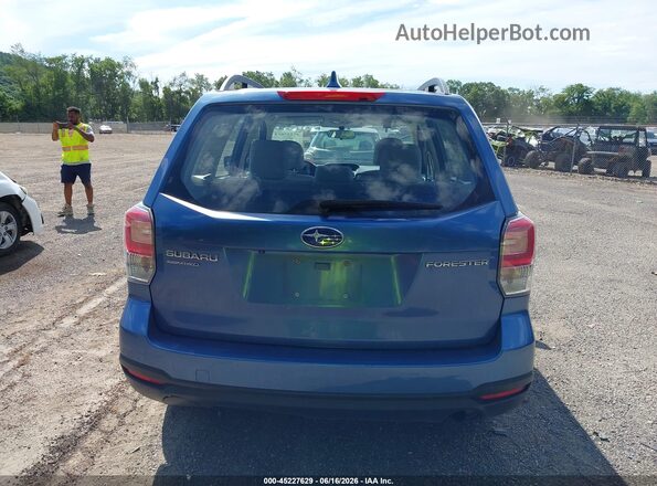 JF2SJABCXJH517345 2018 SUBARU FORESTER Blue 