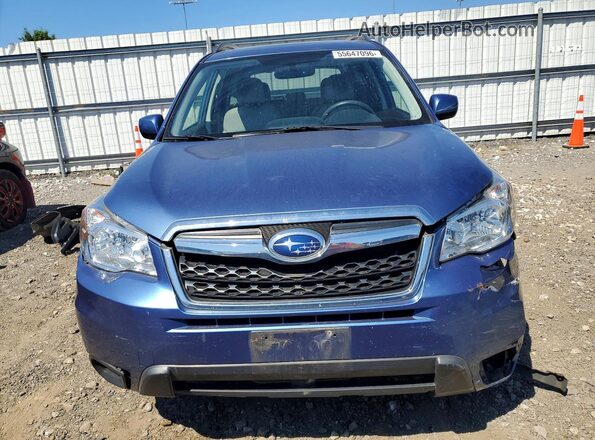 JF2SJADC1GH400906 2016 SUBARU FORESTER Blue Vista frontal