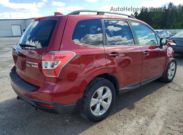 JF2SJADC1GH430911 2016 SUBARU FORESTER Red Հետևի աջ