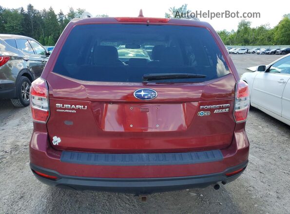JF2SJADC1GH430911 2016 SUBARU FORESTER Red Հետևի տեսք