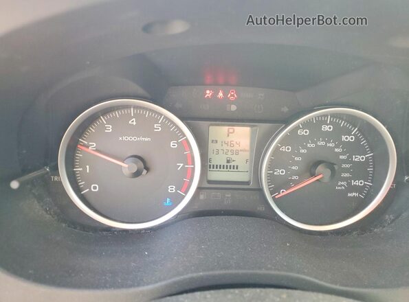 JF2SJADC1GH430911 2016 SUBARU FORESTER Red Սարքավորումների վահանակի տեսք