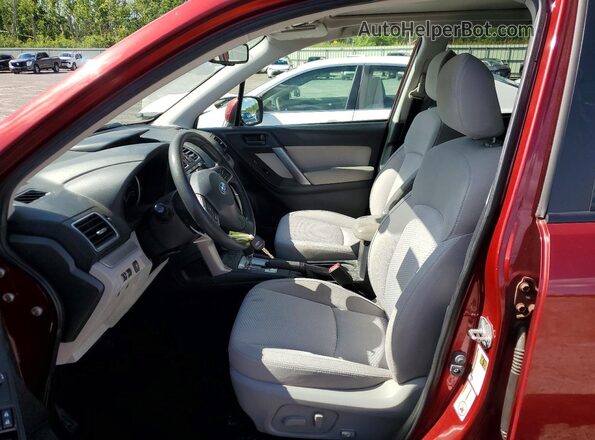 JF2SJADC1GH430911 2016 SUBARU FORESTER Red Սալոնի դիմացի տեսք