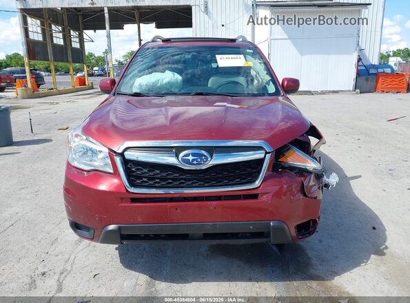 JF2SJADC1GH450916 2016 SUBARU FORESTER Red Вид спереду