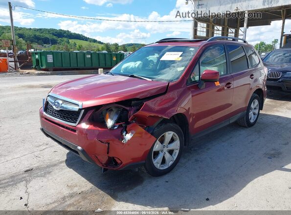JF2SJADC1GH450916 2016 SUBARU FORESTER Red Передня ліва чверть