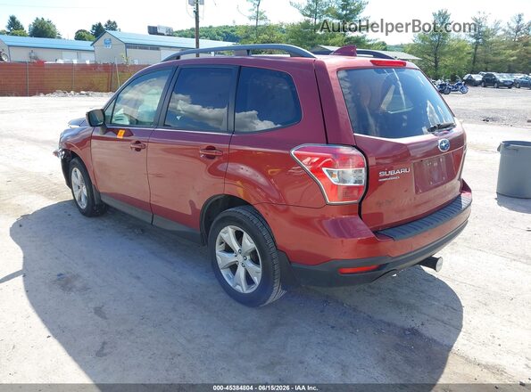 JF2SJADC1GH450916 2016 SUBARU FORESTER Red Задня ліва чверть