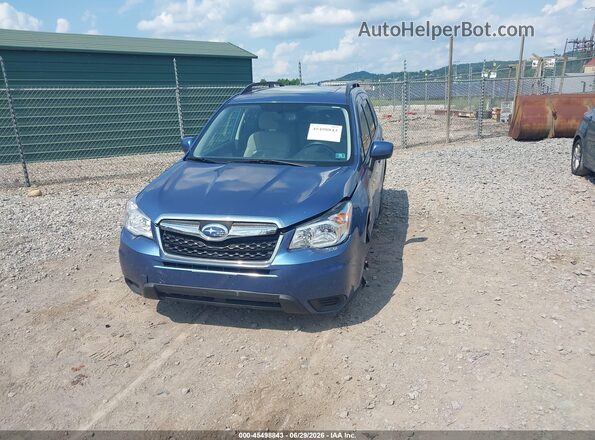 JF2SJADC1GH465304 2016 SUBARU FORESTER Blue Przód lewy