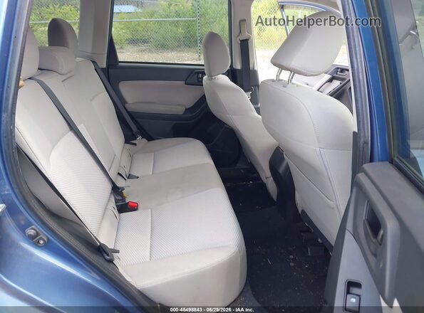 JF2SJADC1GH465304 2016 SUBARU FORESTER Blue Widok naklejki z numerem VIN