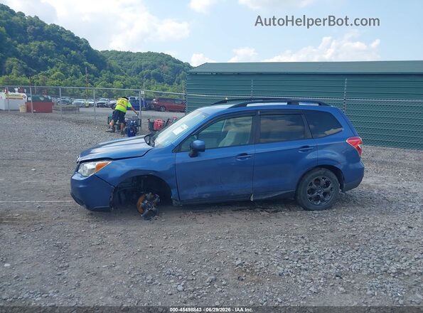 JF2SJADC1GH465304 2016 SUBARU FORESTER Blue Widok wnętrza 360 stopni