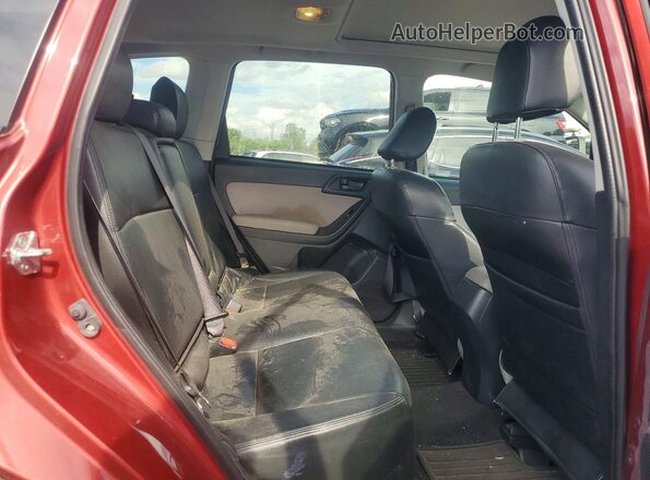 JF2SJADC1GH500097 2016 SUBARU FORESTER Красный Вид задней части салона