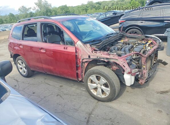 JF2SJADC1GH500097 2016 SUBARU FORESTER Красный Передняя правая четверть