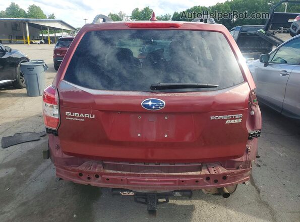 JF2SJADC1GH500097 2016 SUBARU FORESTER Красный Вид сзади